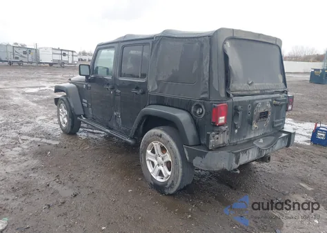 2012 Jeep Wrangler Unlimited Sport z USA, uszkodzony, nr VIN 1C4BJWDG6CL252628